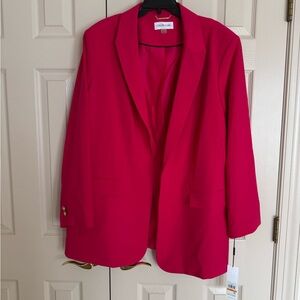 Calvin Klein Women's Plus Size Open-Front Blazer 24W -NWT $139.00